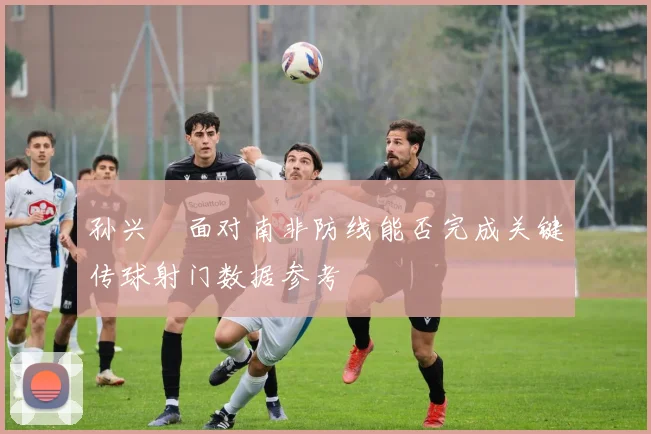 孙兴慜面对南非防线能否完成关键传球射门数据参考