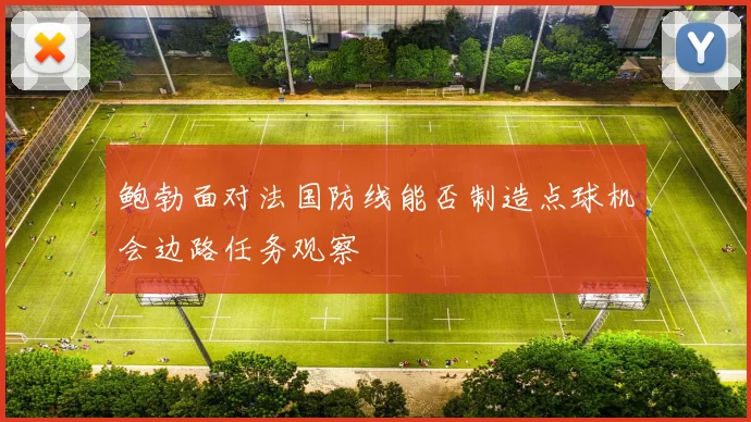 鲍勃面对法国防线能否制造点球机会边路任务观察